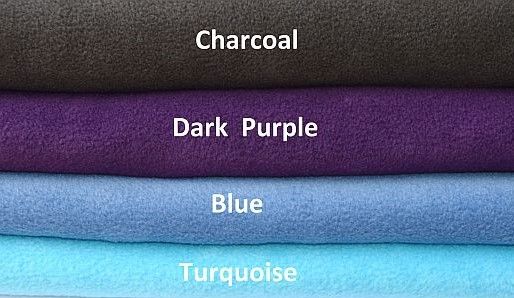 Colour Swatch  Charcoal Dark Purple Blue Turquoise